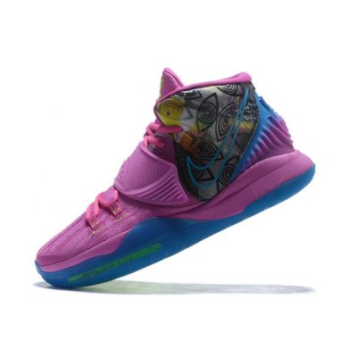 Nike Kyrie 6 Pre-heat Pembe / Mavi Basketbol Ayakkabısı Türkiye - HZR1U6YZ